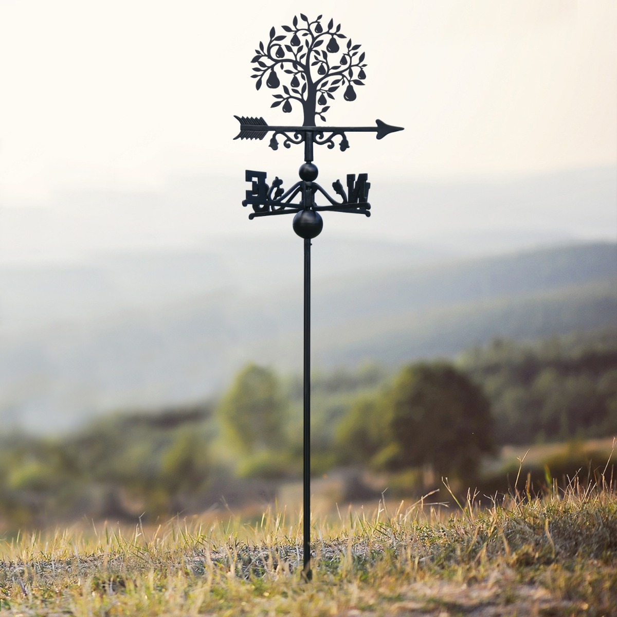 Freestanding Pear Tree Weathervane