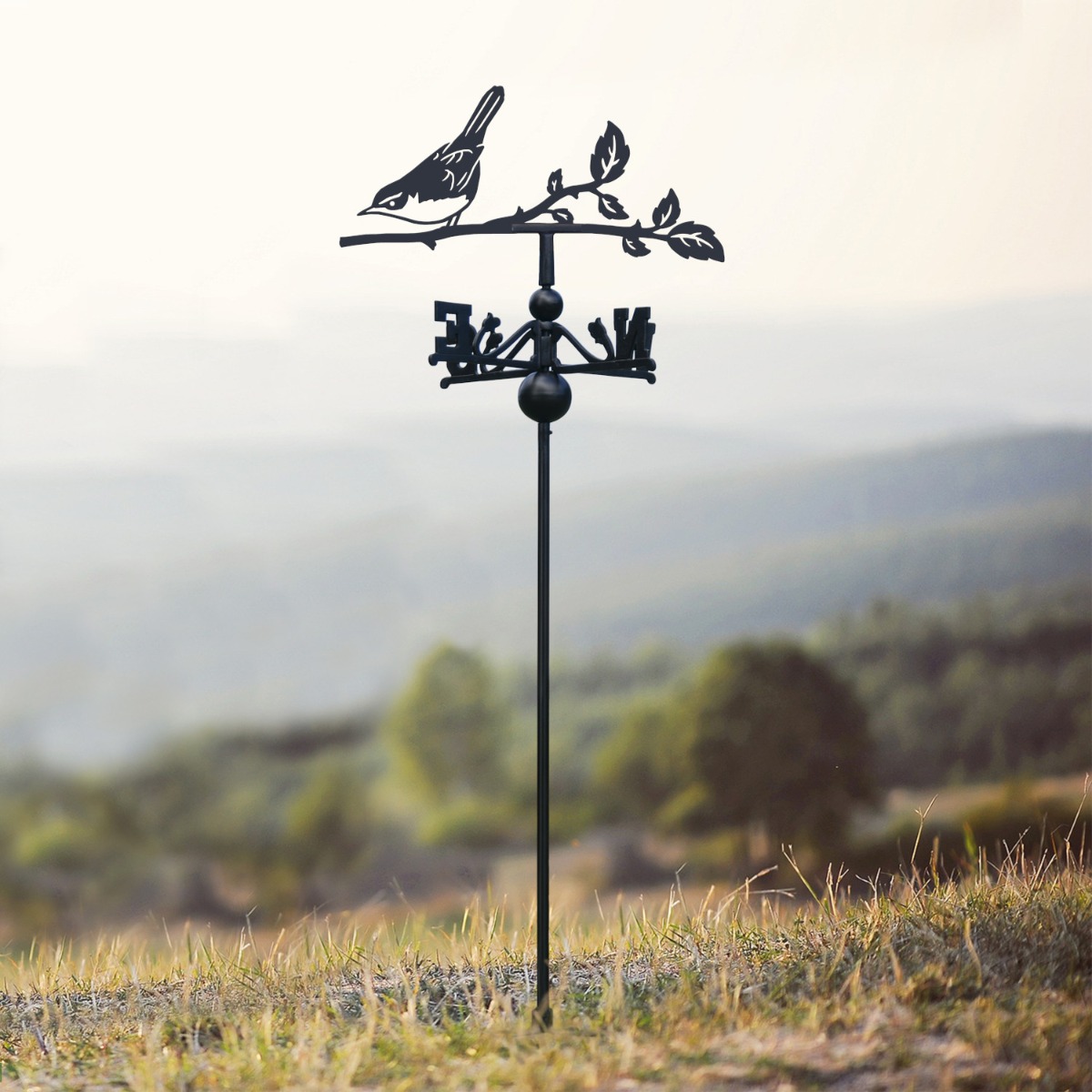 Freestanding Cetti's Warbler Weathervane