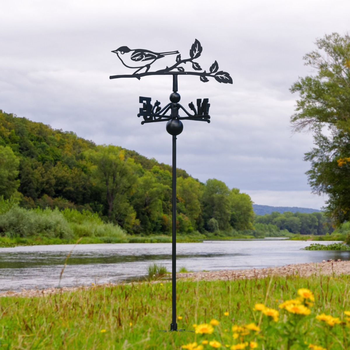 Freestanding Blackcap Weathervane