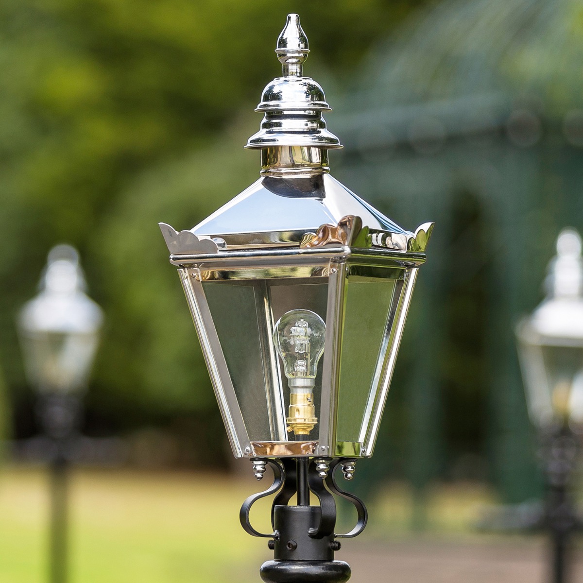 Bright Chrome Kensington Lantern - 5…