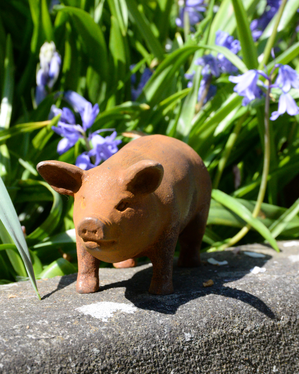 Piglet Cast Iron Rustic Sculpture