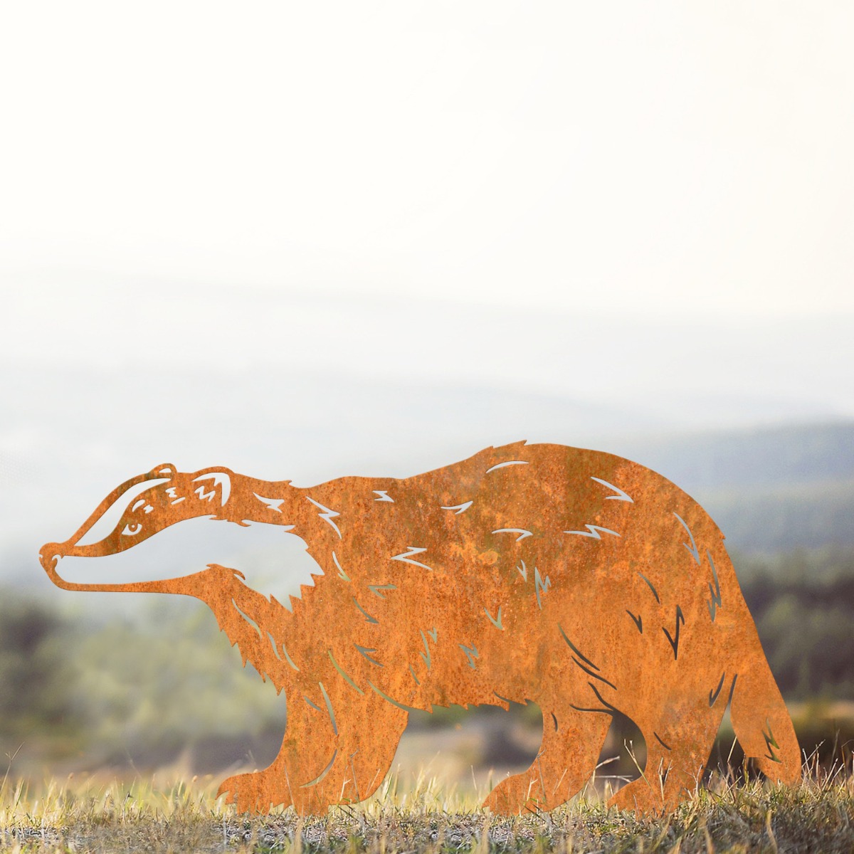 Badger Sheet Steel Silhouette in Rustic Finish