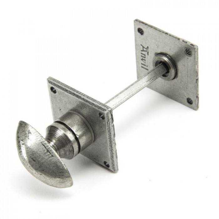 Antique Pewter Diamond Thumb Turn Lock
