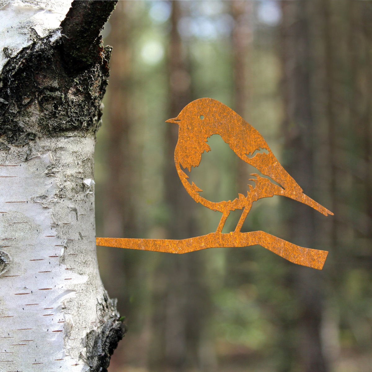 Steel Robin Tree Spike In Rustic