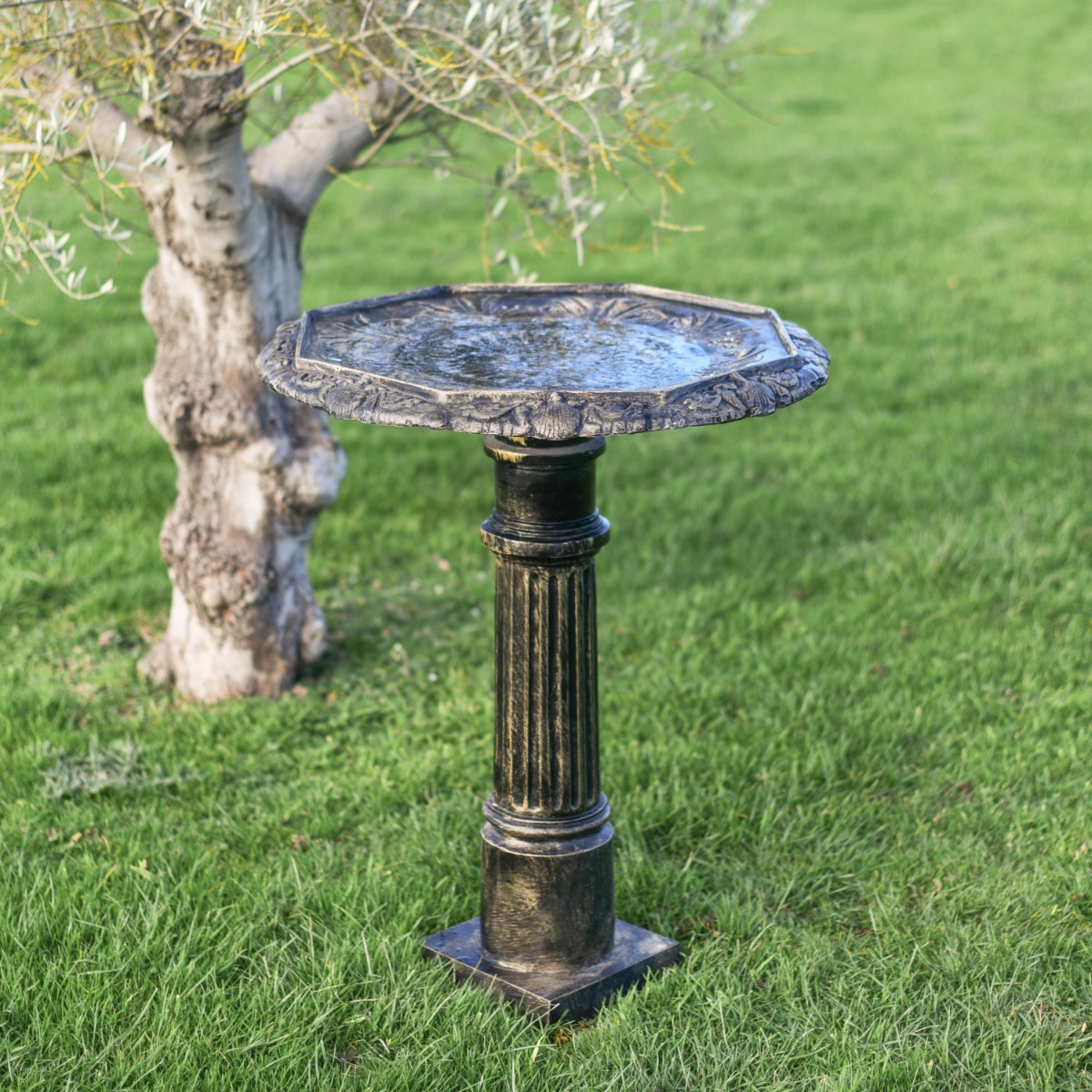 "The Columna" Bird Bath