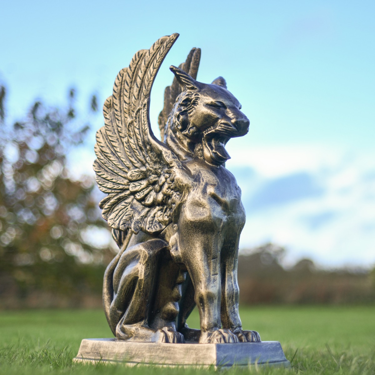 Cast Aluminium "Helios" Griffin Sculpture