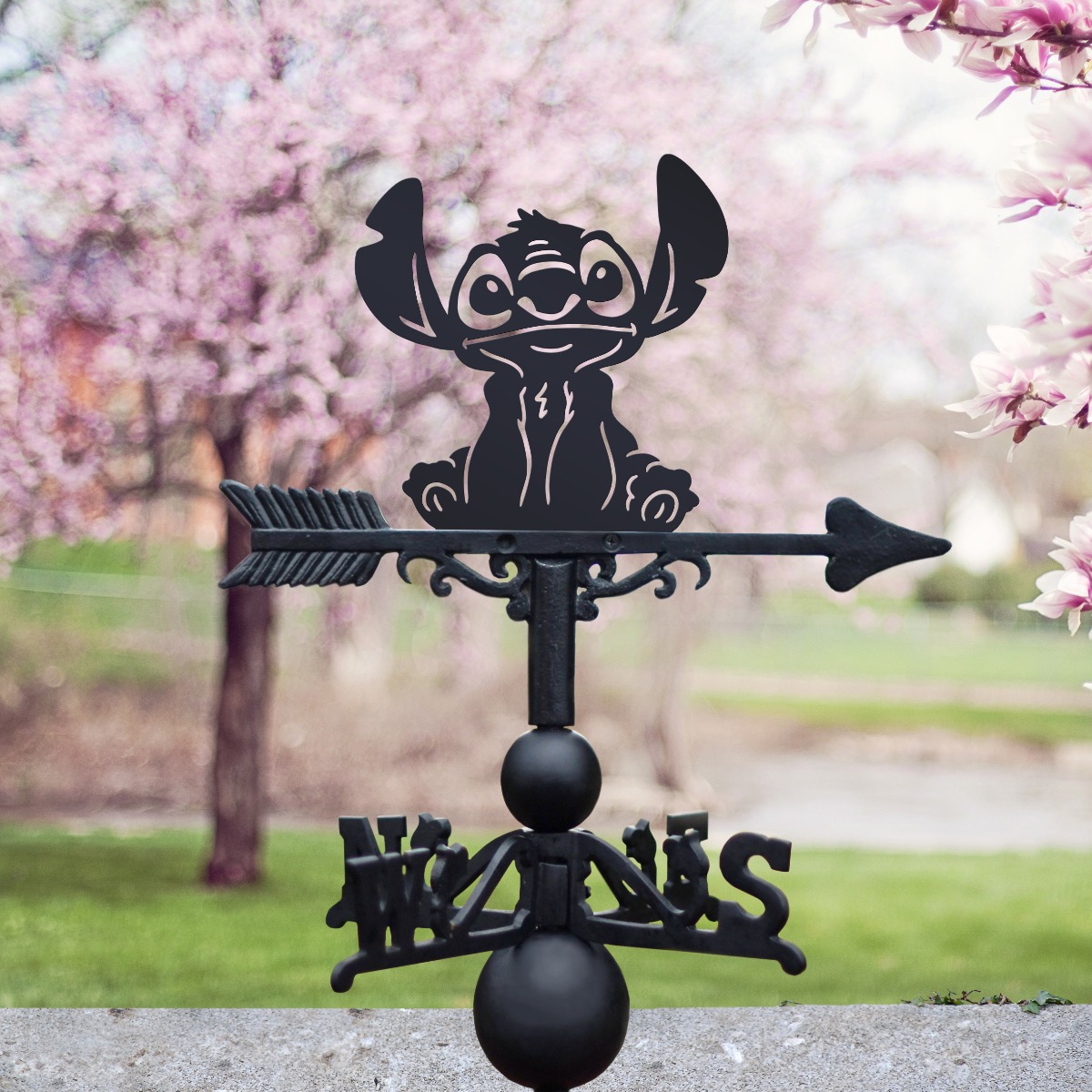 Cast Iron & Steel Monster Koala Weathervane