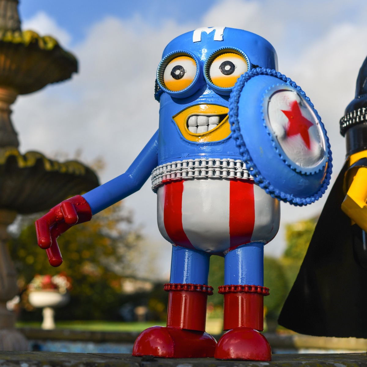 Scrap Metal Cartoon American Soldier…