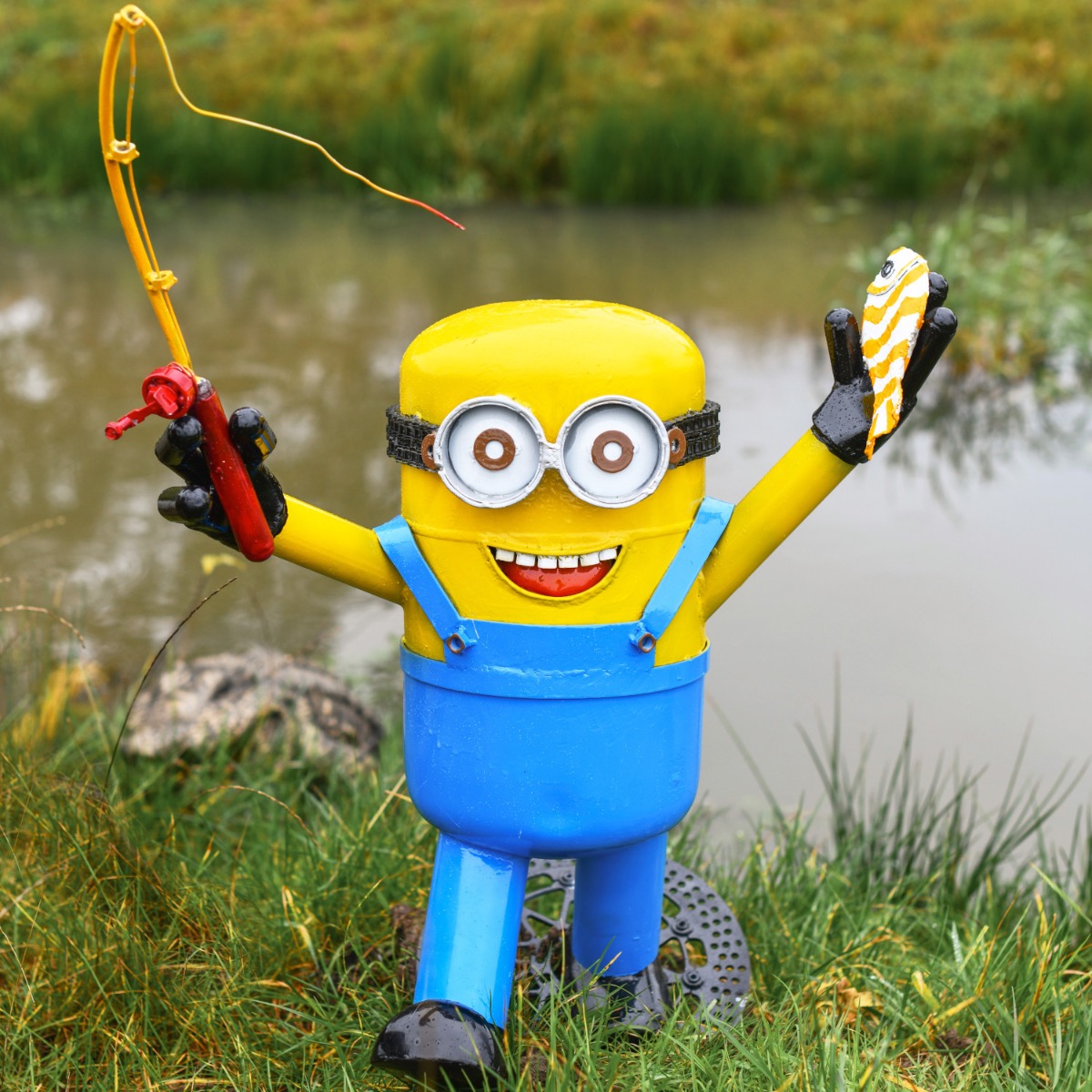 Scrap Metal Fisherman Mini Monster