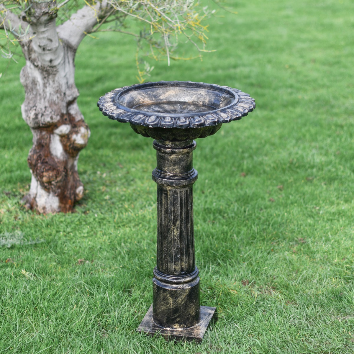 "The Statua" Bird Bath