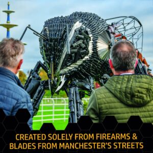 Created Solely From Firearms And Blades From Manchester's Streets