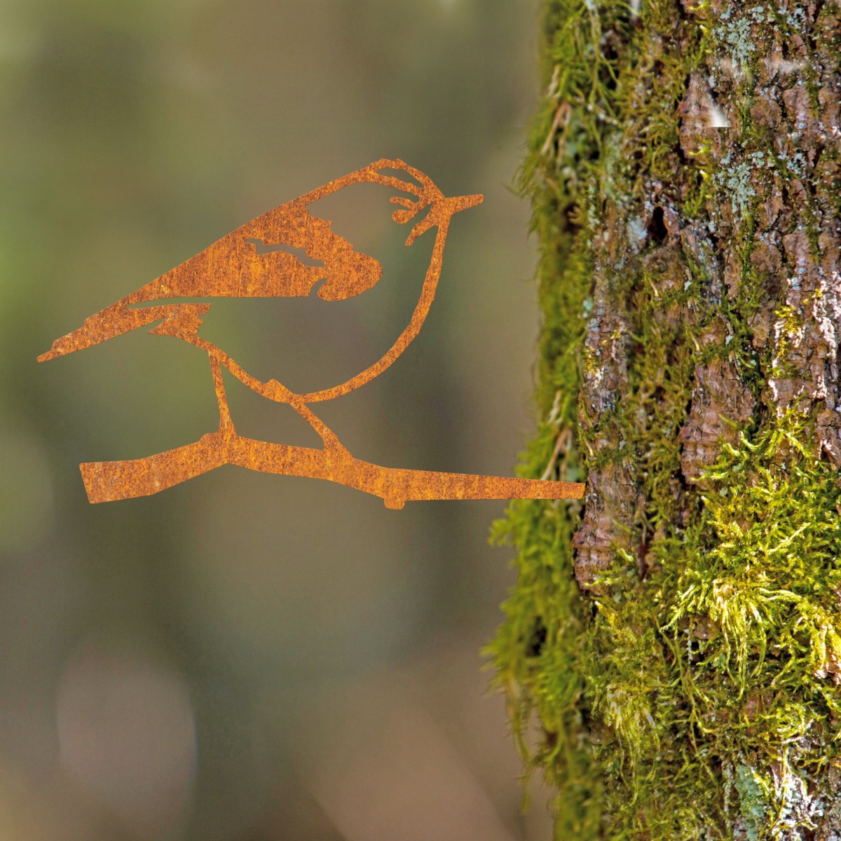 Steel Goldcrest Tree Spike In Rustic