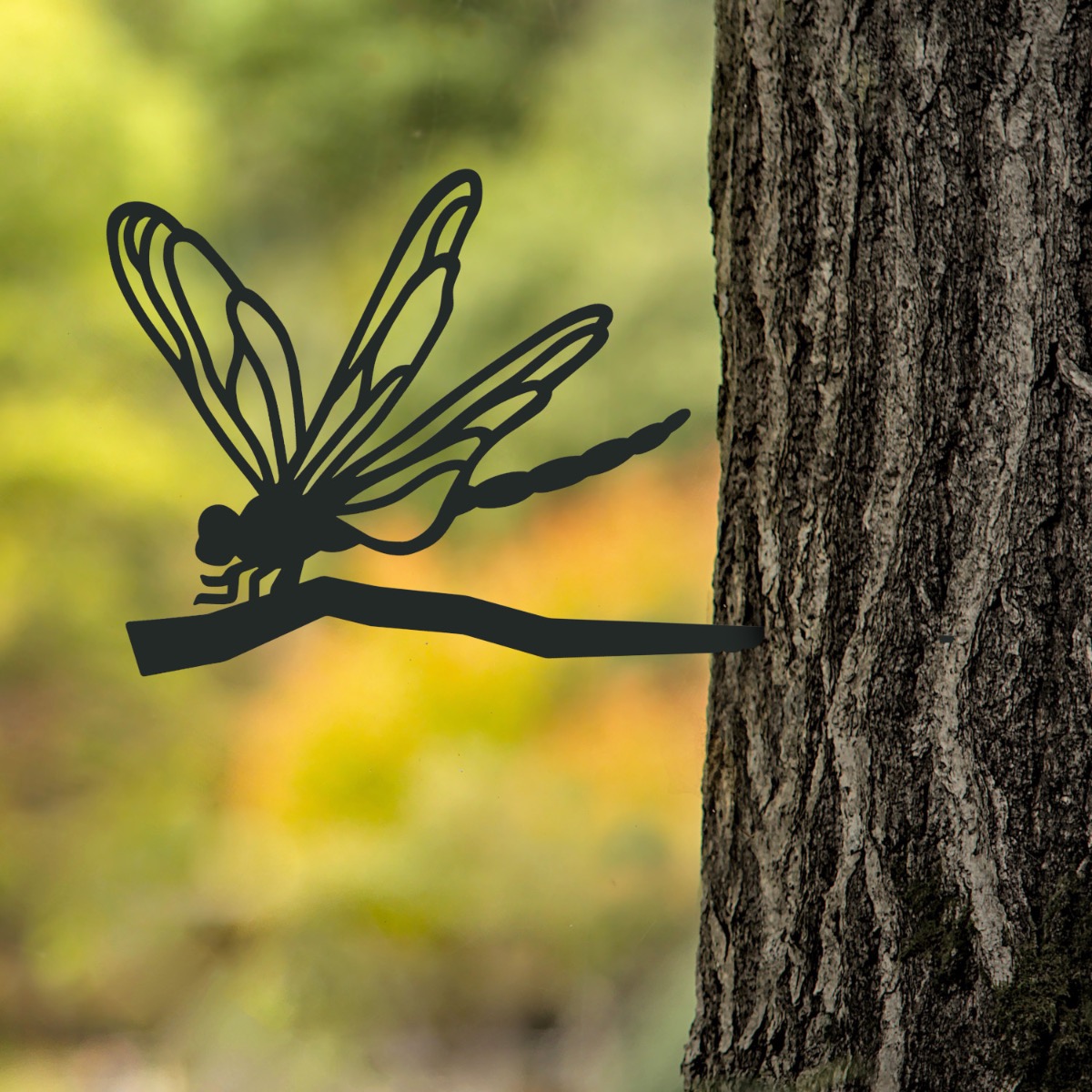 Steel Dragonfly Tree Spike In Black