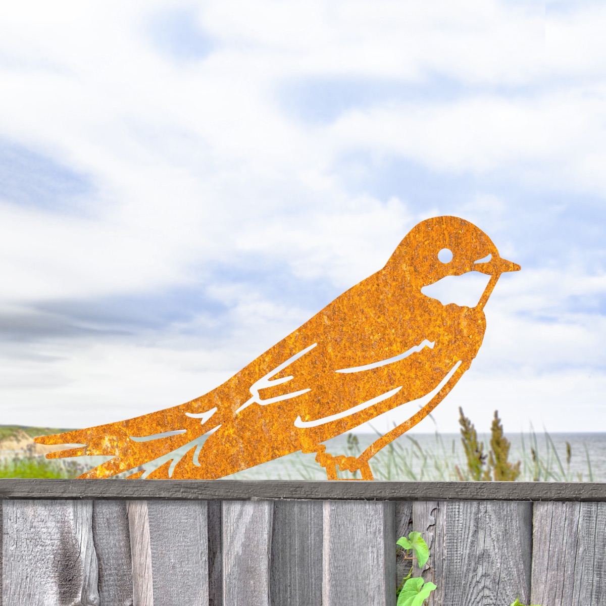 Steel House Martin Fence Topper In Rustic