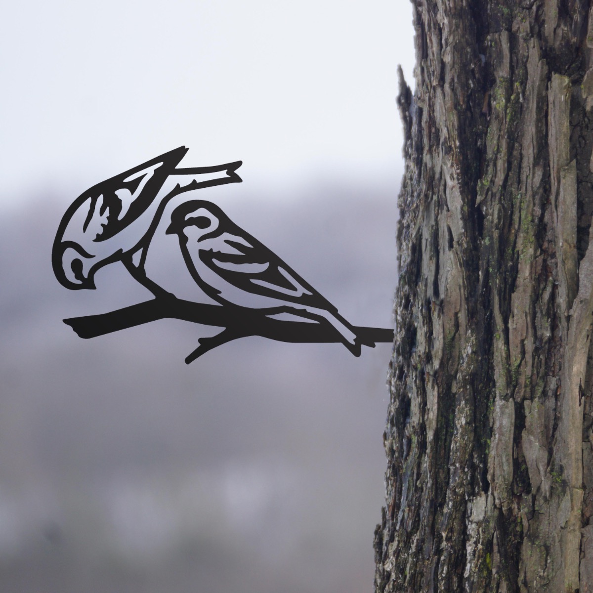 Steel Siskin Tree Spike In Black