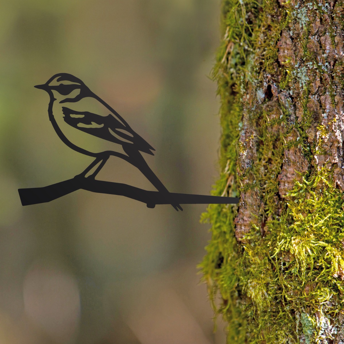 Steel Yellow Wagtail Tree Spike In Black