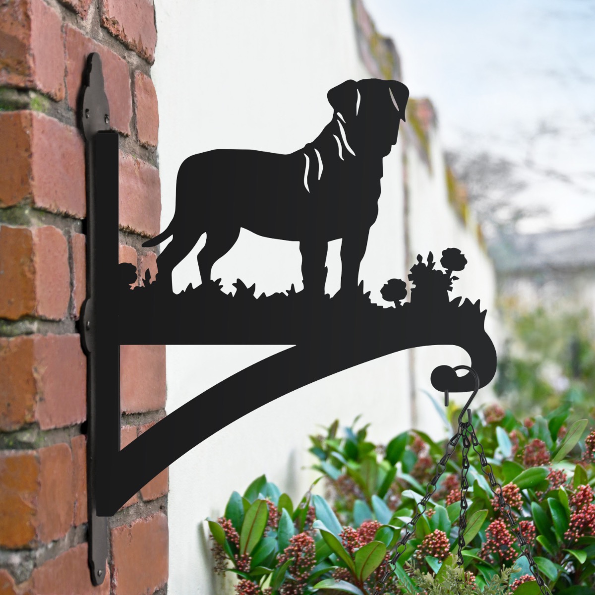 Bullmastiff Hanging Basket Bracket