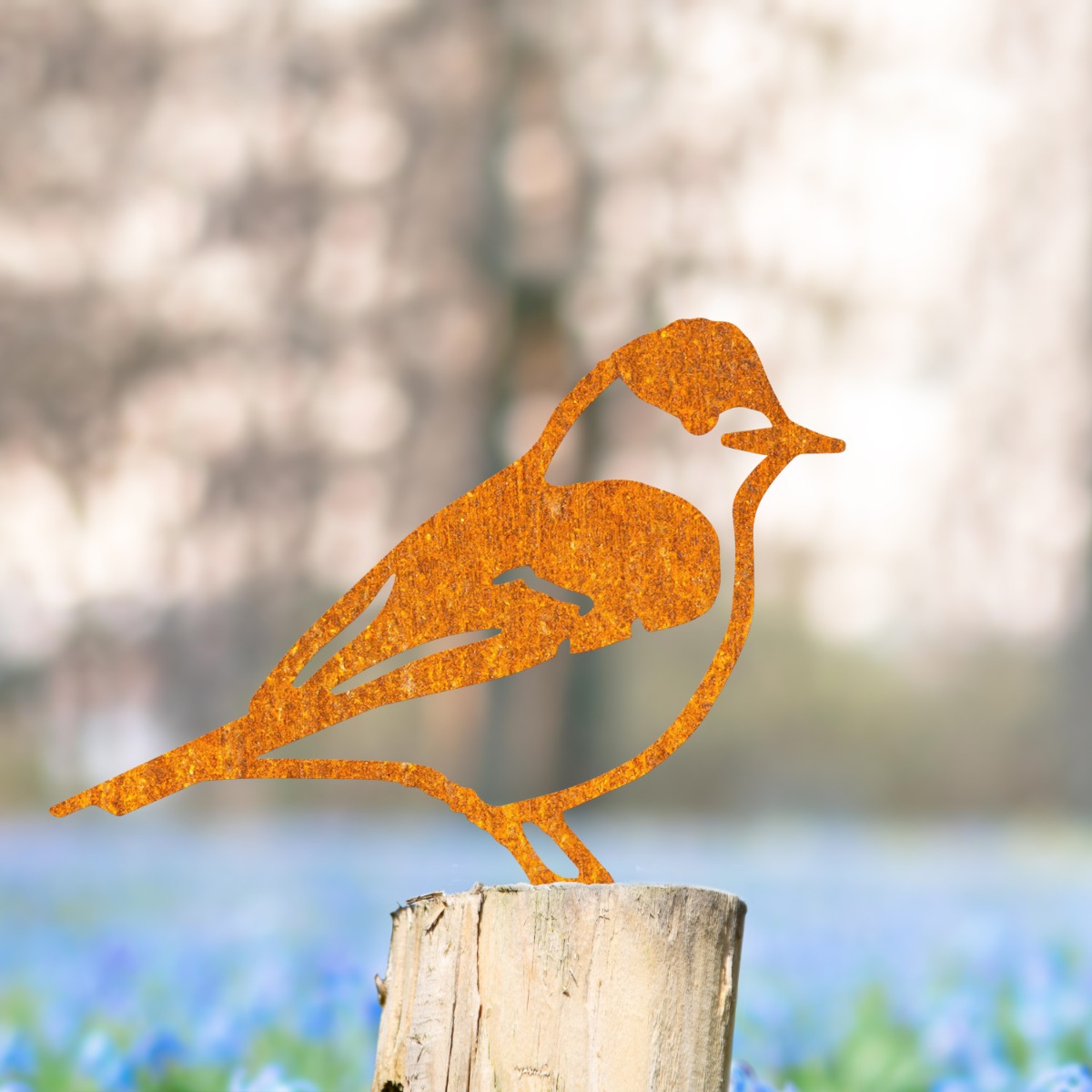 Steel Blackcap Fence Topper In Rustic