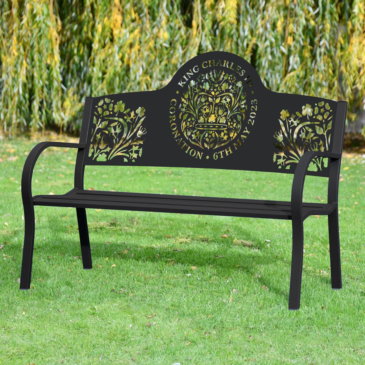 King Charles III Coronation Bespoke Bench
