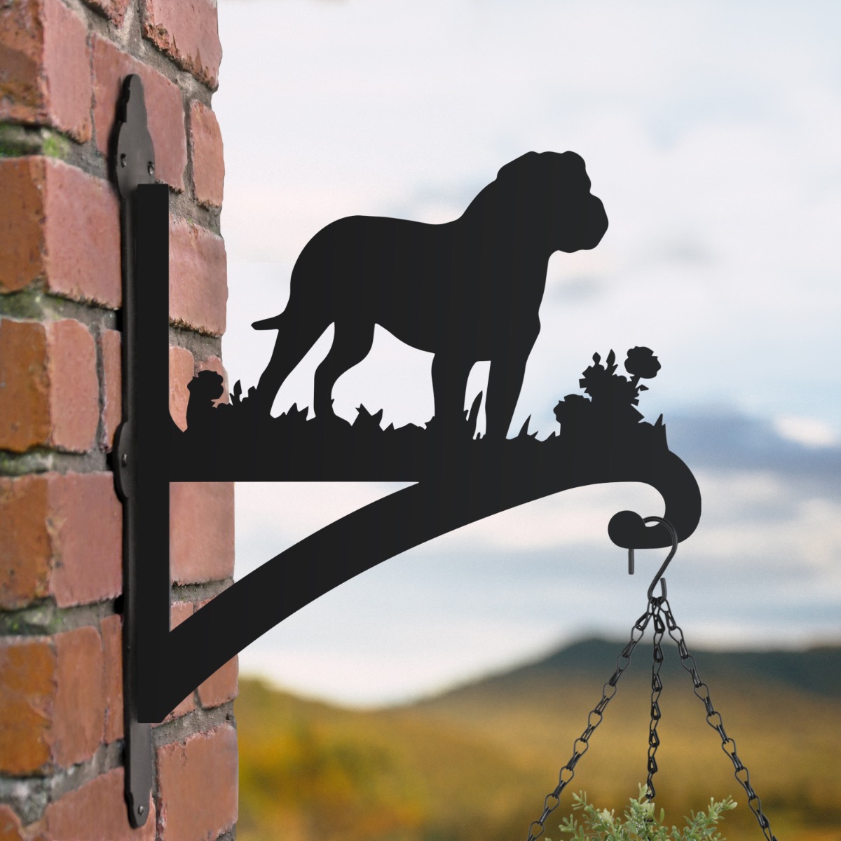 Rottweiler Hanging Basket Bracket
