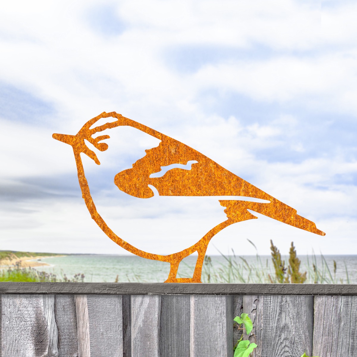 Steel Goldcrest Fence Topper In Rustic