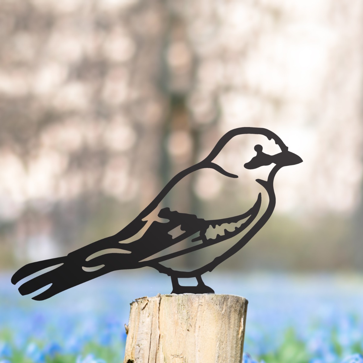Steel Jay Fence Topper In Black