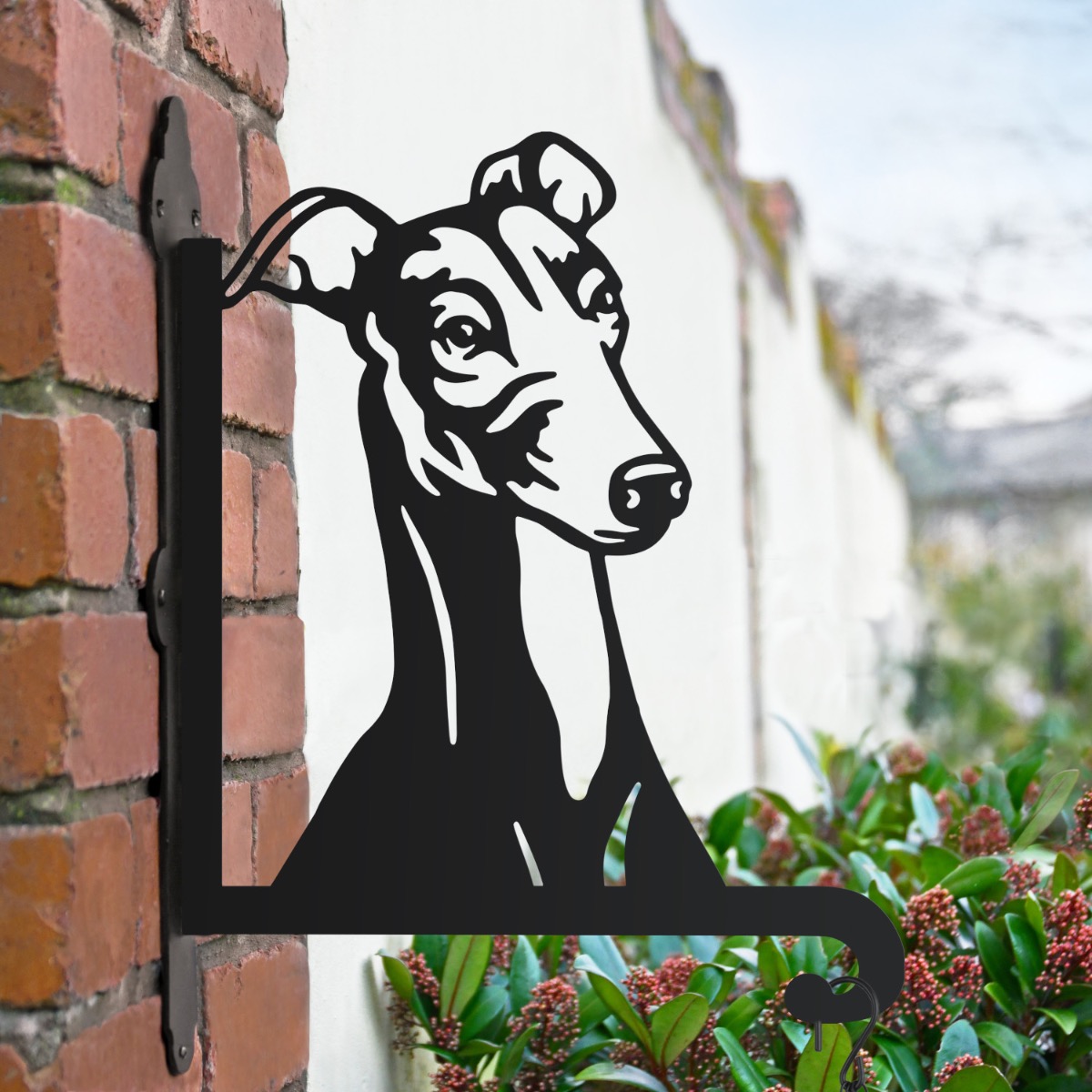 Greyhound Hanging Basket Bracket