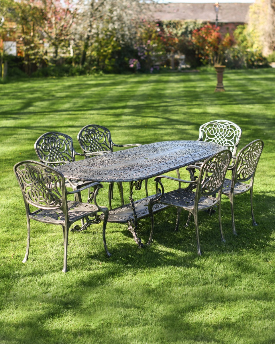 Brushed Gold "Eleanor" Large Table &…