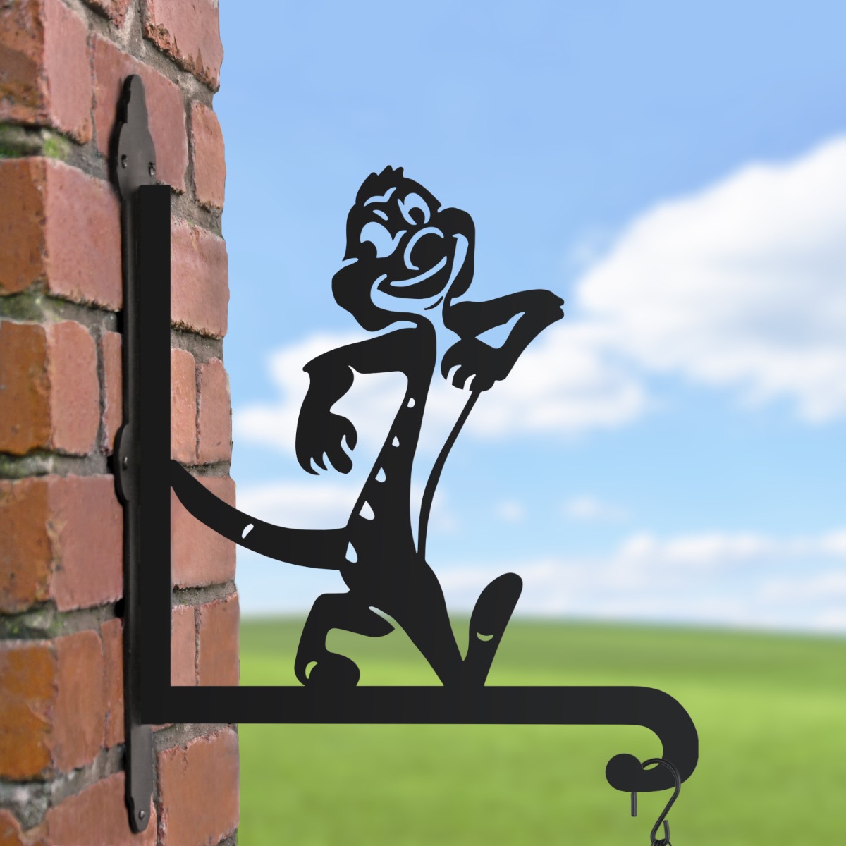 Cartoon Meerkat Hanging Basket Bracket