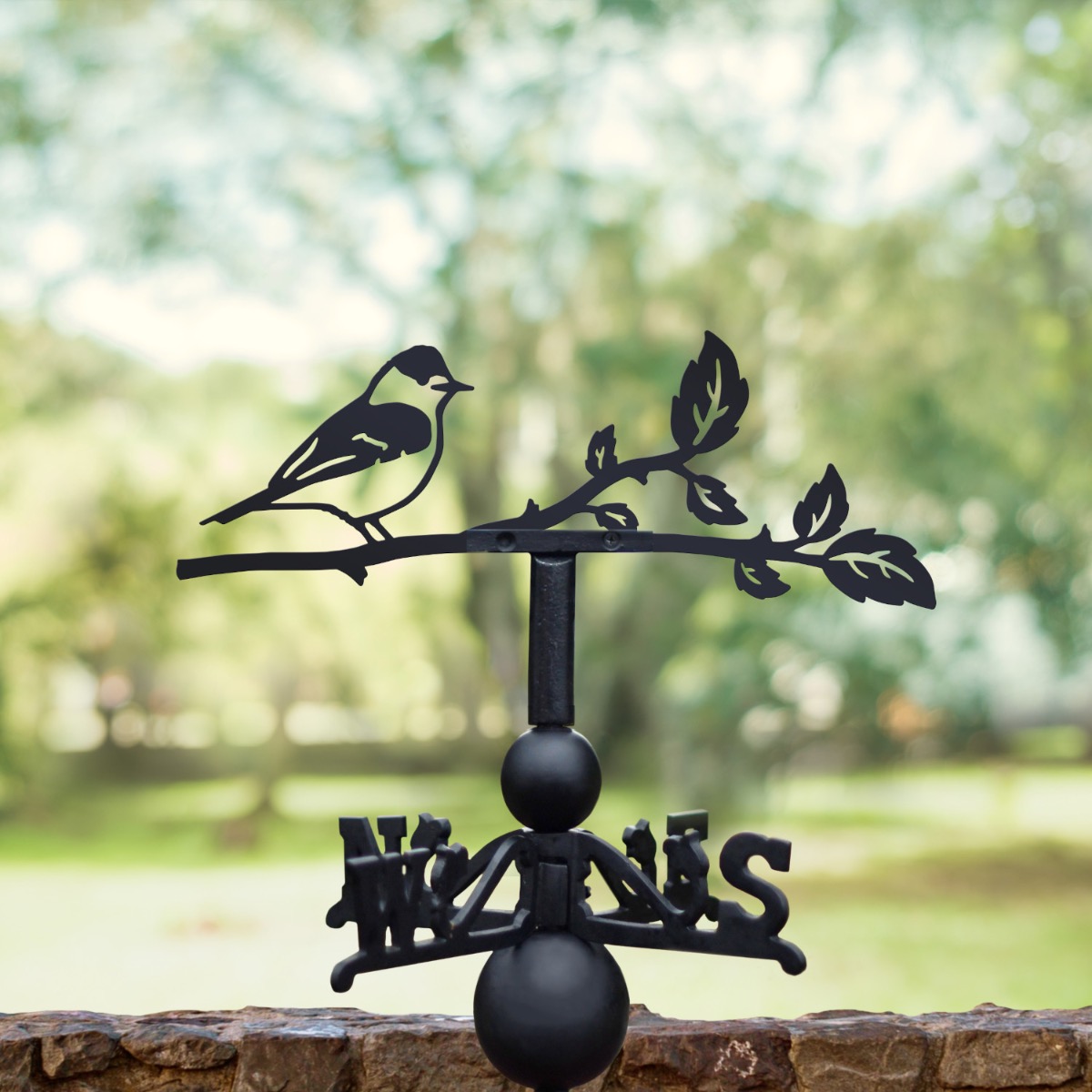 Cast Iron & Steel Blackcap Weathervane