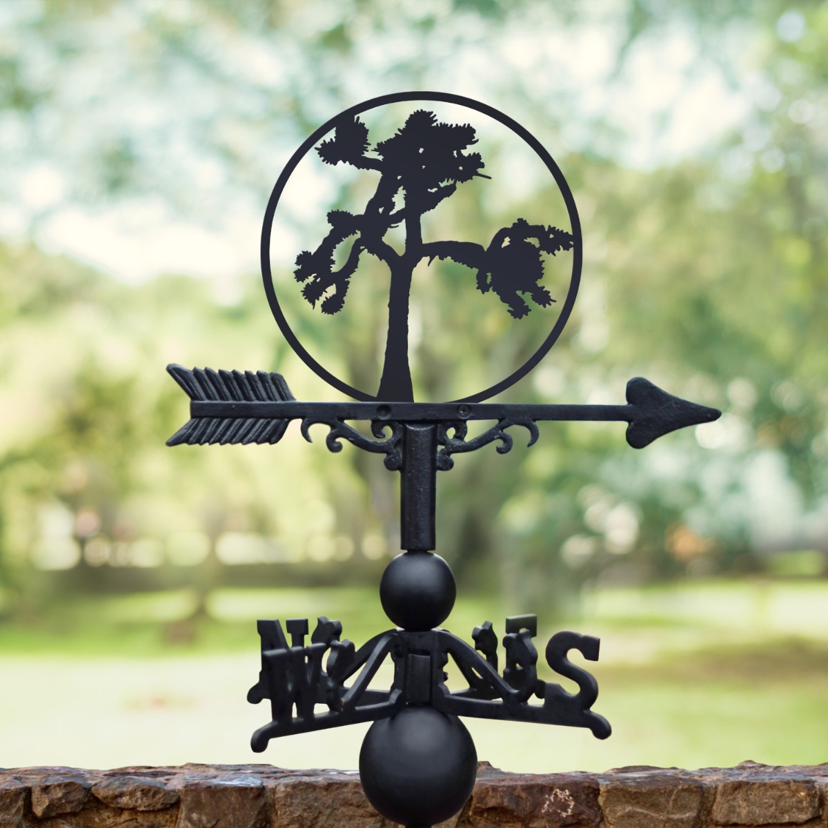Cast Iron & Steel Joshua Tree Weathervane