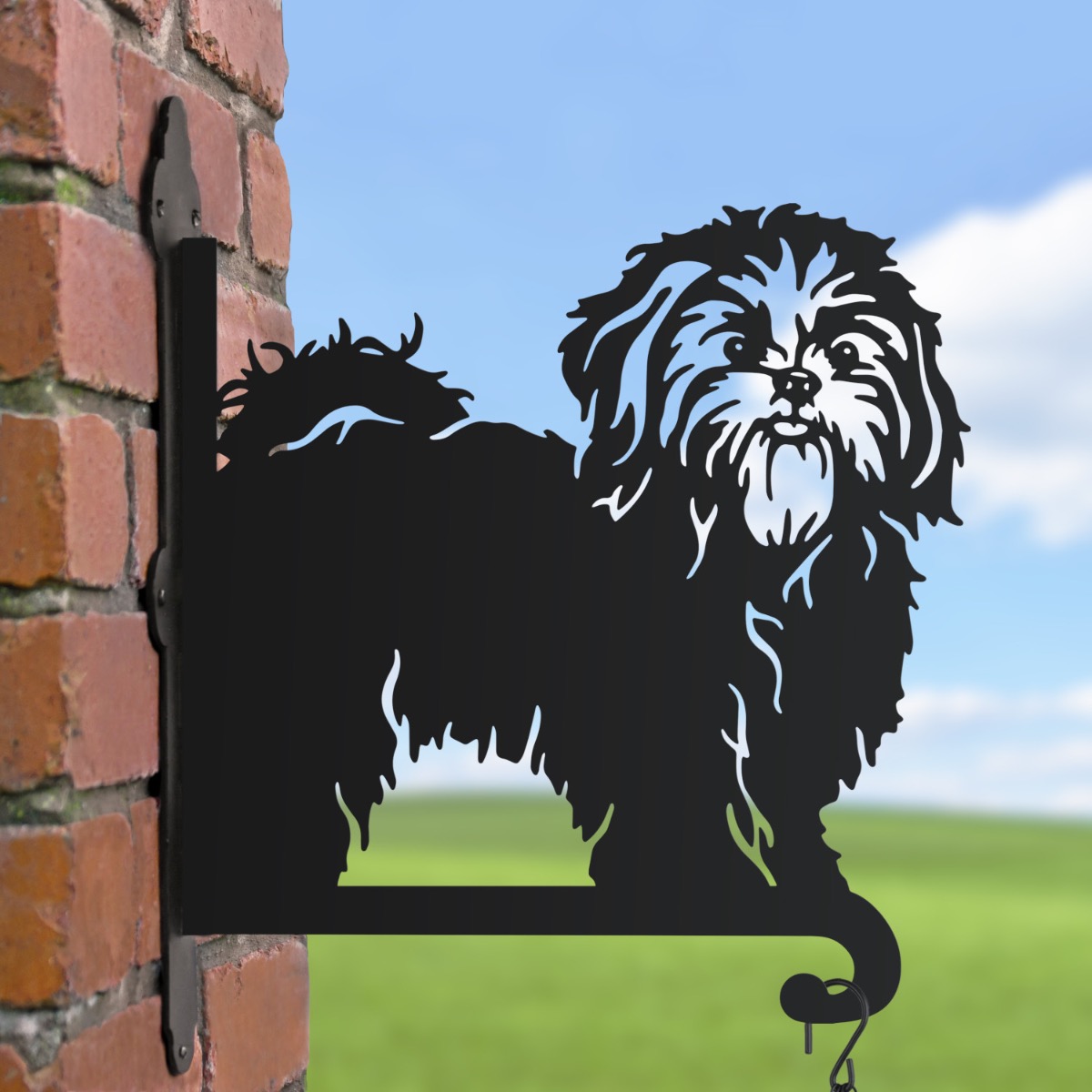 Shih Tzu Hanging Basket Bracket