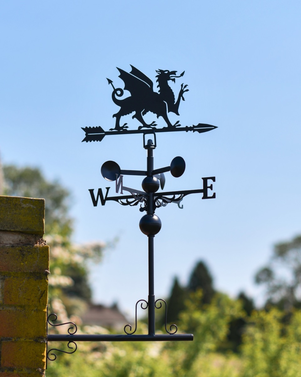 Steel Welsh Dragon Weathervane