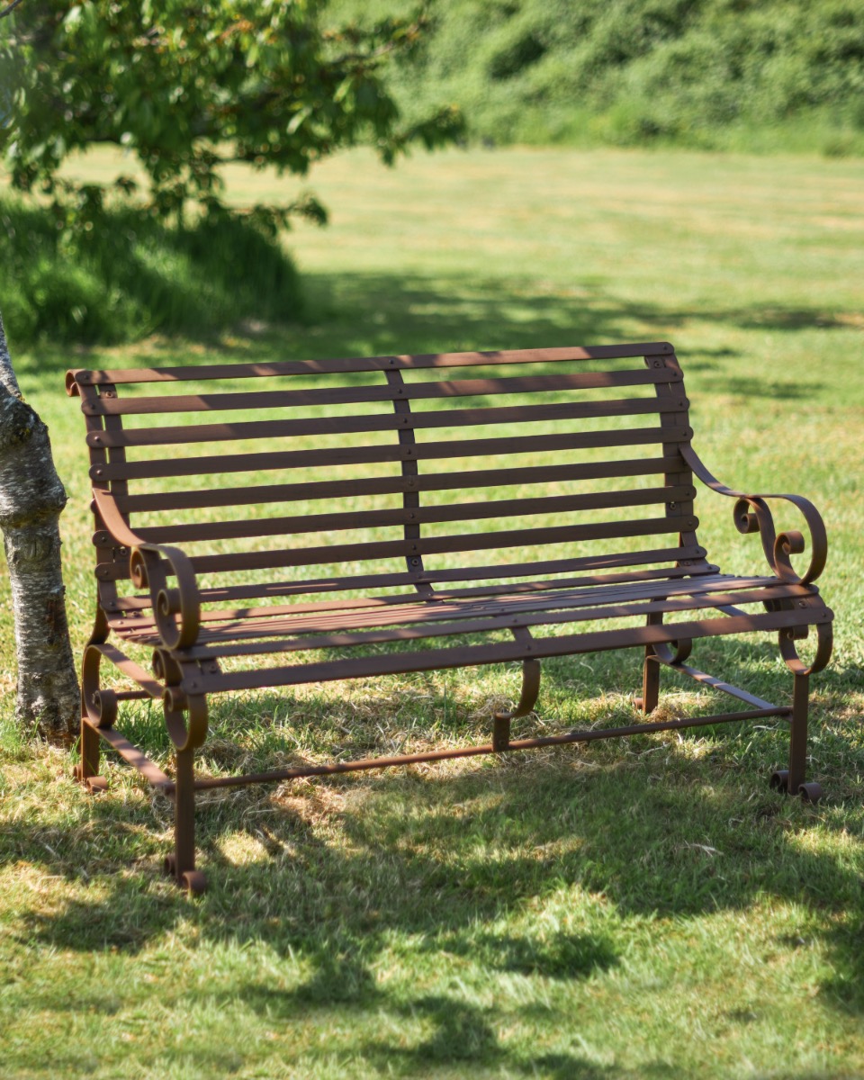 "Chatham" Two Seater Metal Garden Be…
