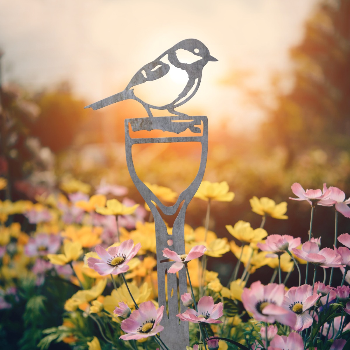 Unfinished Steel Great Tit Silhouett…