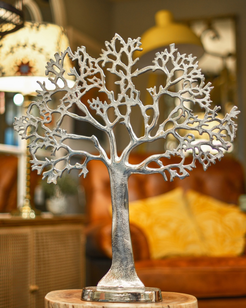 Antique Silver Tree Of Life "Silvanus" Sculpture - 63cm