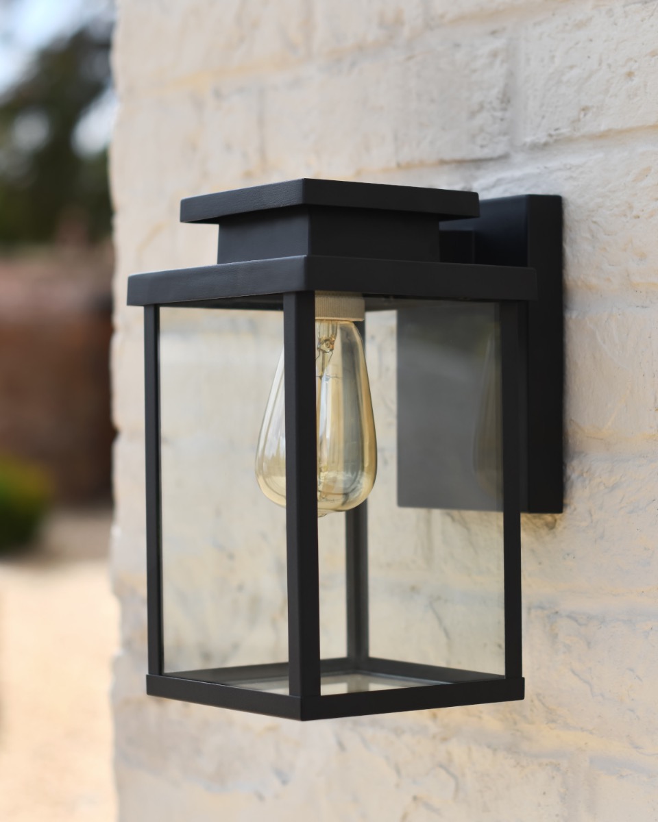 Black Contemporary "Copeland" Wall Lantern