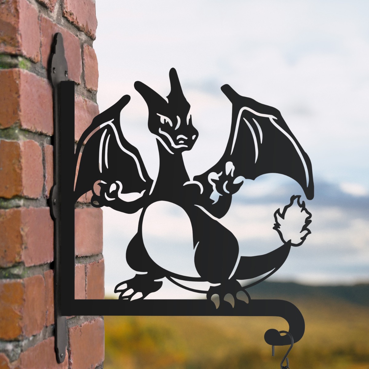 Steel Ultimate Dragon Fire Monster Hanging Basket Bracket