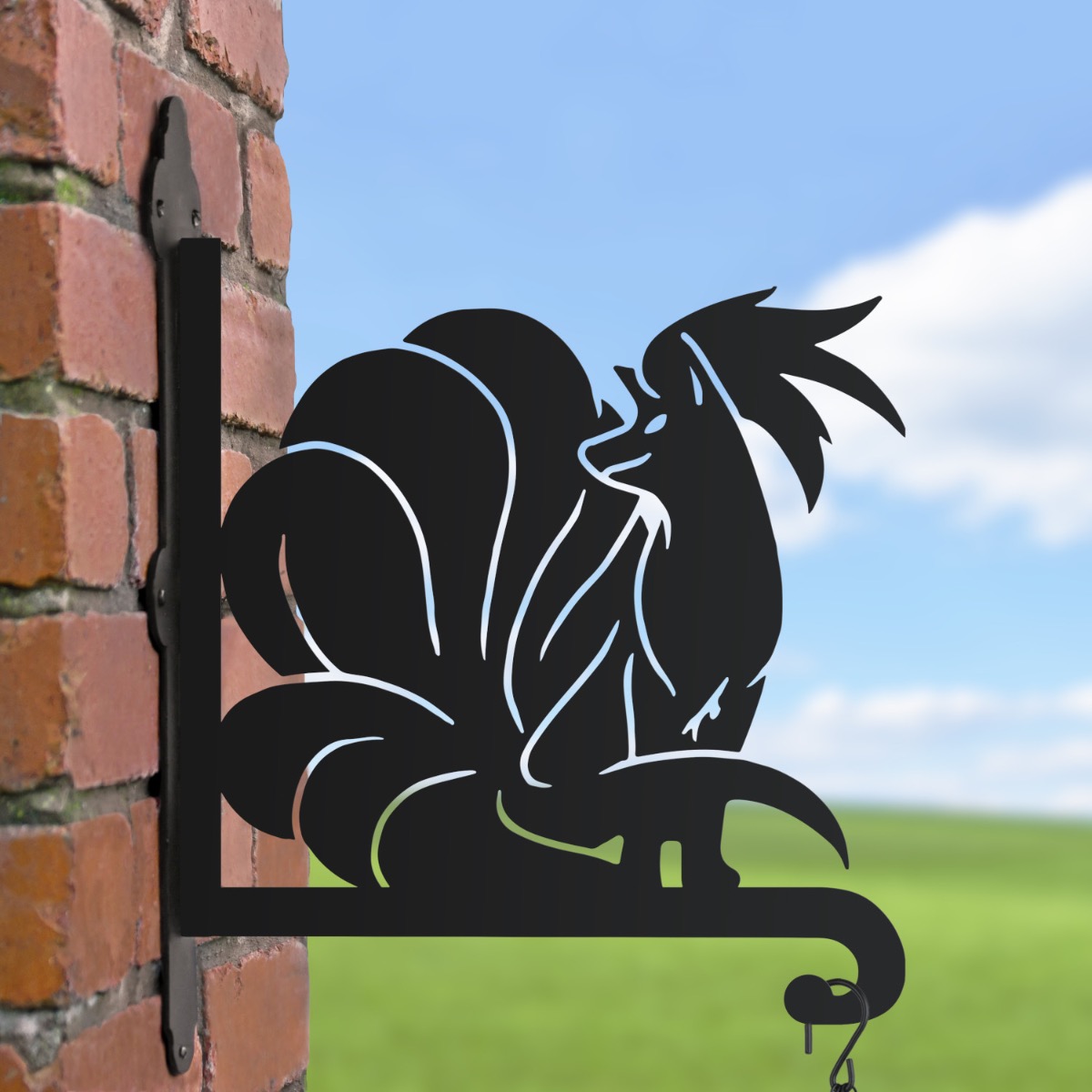 Steel Ultimate Fox Fire Monster Hanging Basket Bracket