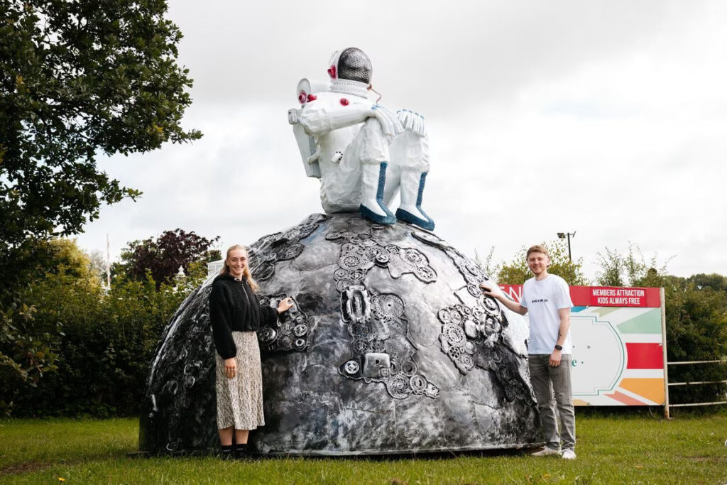 Man on the Moon Outside the Ironworks