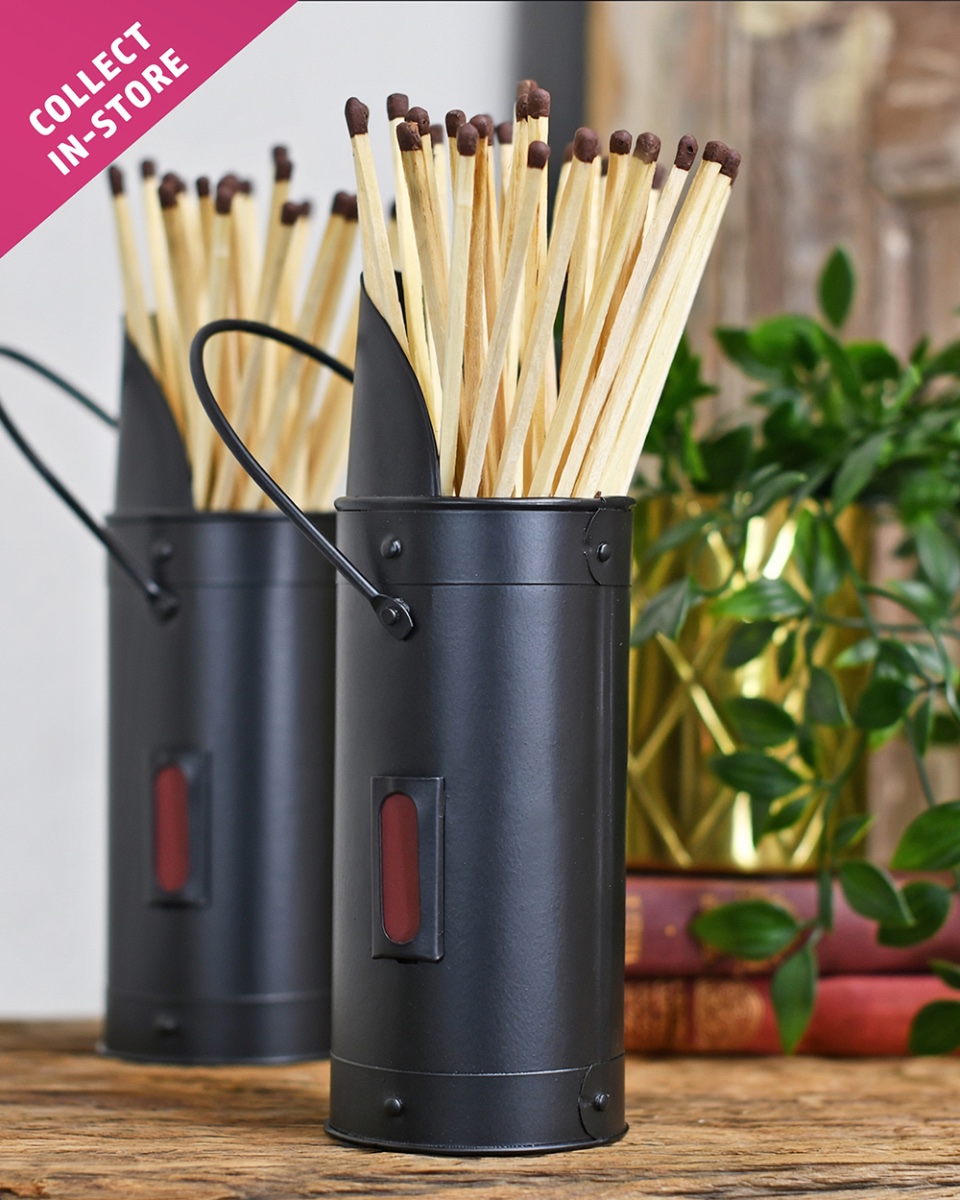 'Norfolk' Mini Coal Hod Black Match …