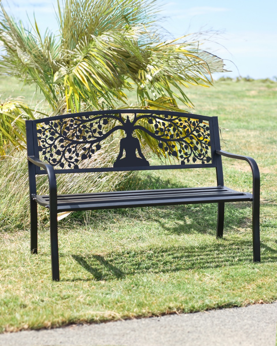 "Siddhartha Gautama, The Buddha" Black Park Bench