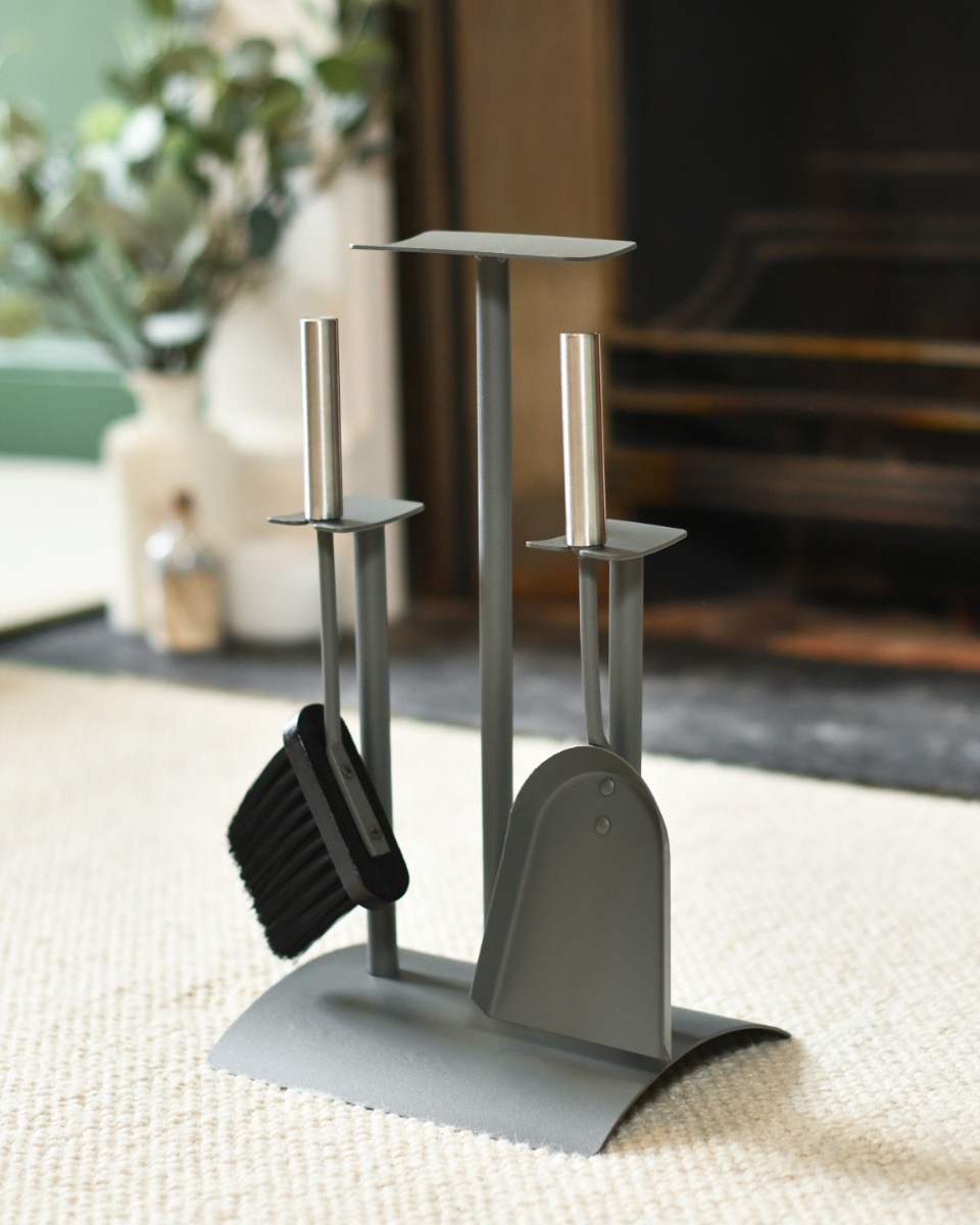'The Dais' Contemporary Grey Companion Set