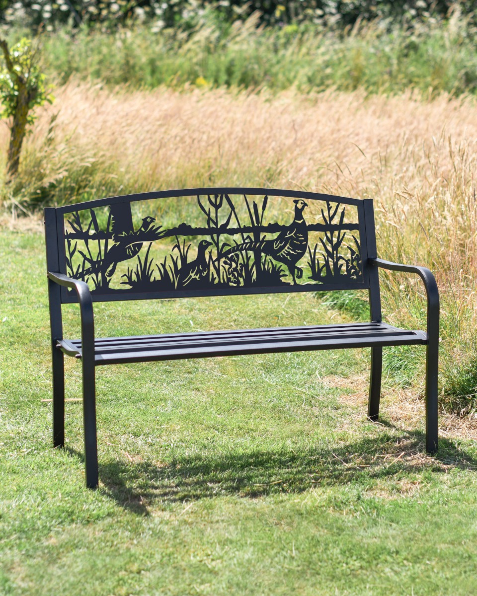 "The Pheasant Family" Black Park Bench