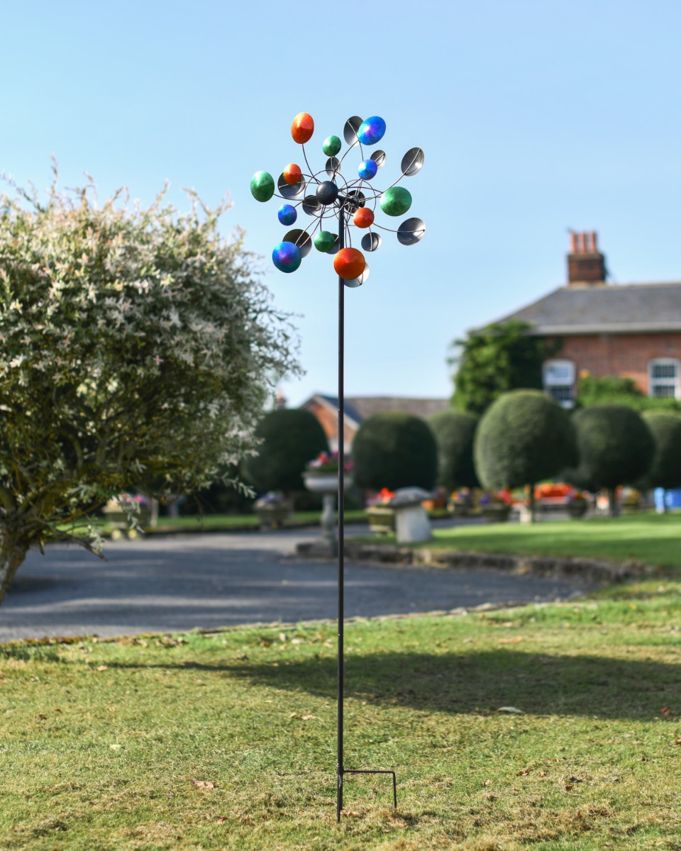 Steel "Celestial Orbit" Wind Spinner