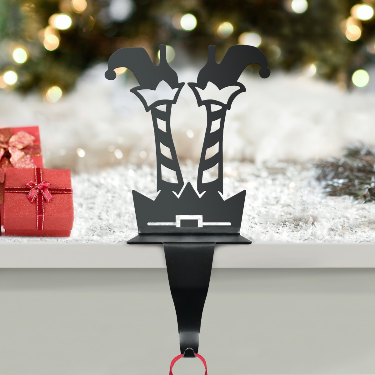 "Elfridges" Steel Stocking Holder