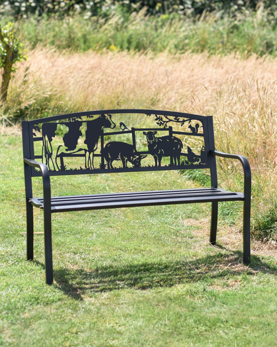"Farmyard Family" Black Park Bench