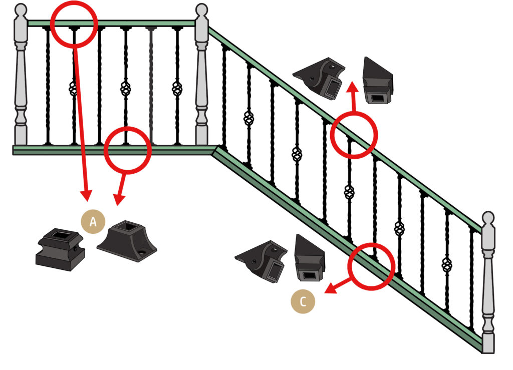 Adding Brackets to your Stair Case