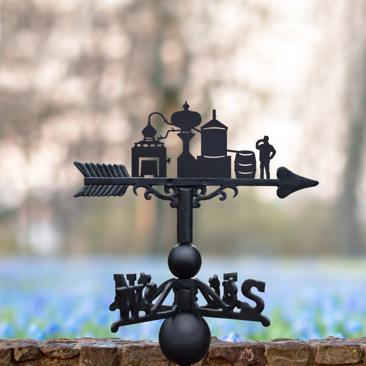 Cast Iron & Steel Distillery Weathervane