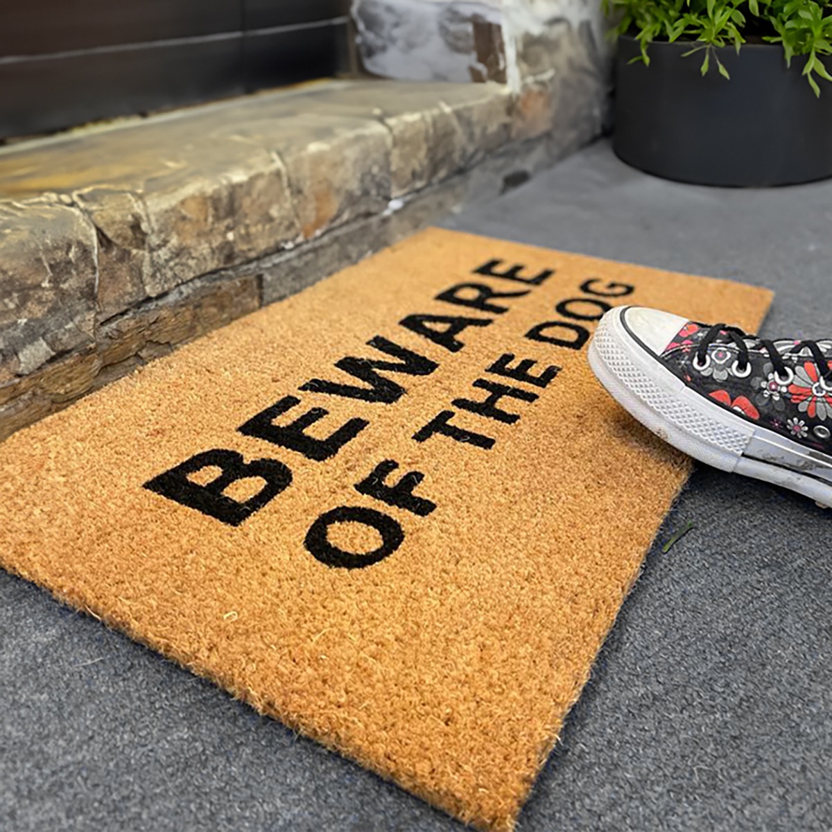 "Beware of the Dog" Door Mat (Clearance)